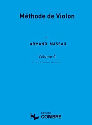 Méthode de Violon Volume 4 Armand Massau Partition Violon