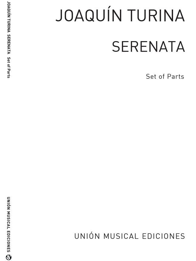Serenata Op 87 For String Quartet - Parts TURINA Partition