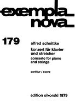 Konzert für Klavier und Streicher - Partitur - SCHNITTKE - Partition