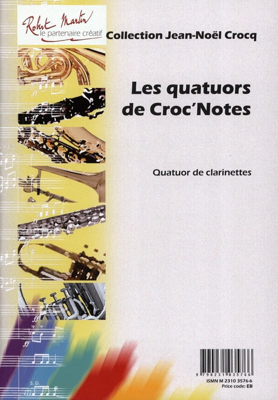 Les quatuors de Croc'notes Partition Clarinette