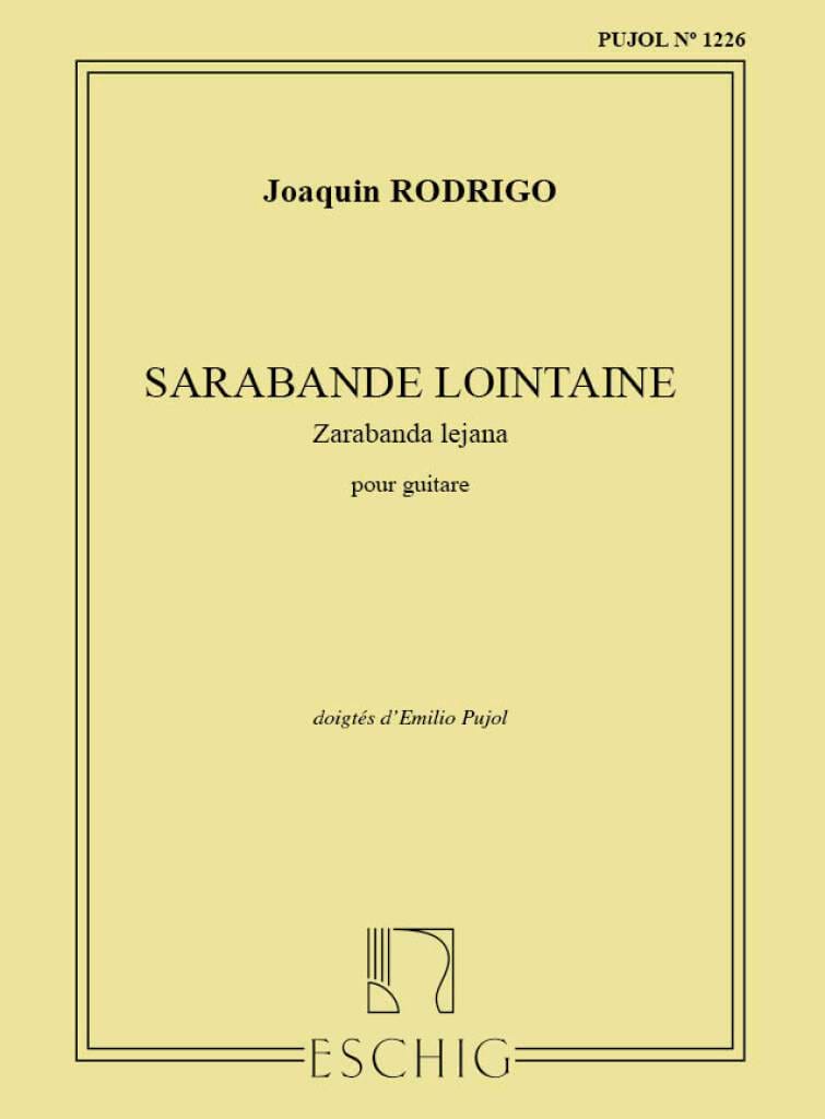 Sarabande Lointaine J Rodrigo Partition Guitare