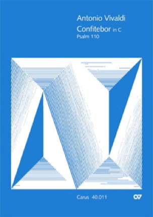 Confitebor, Psaume 110 VIVALDI Partition MATÉRIELS D'ORCHESTRE