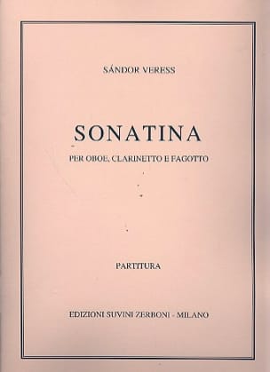 Sonatina Oboe, clarinetto, fagotto - Sandor Veress - Partition