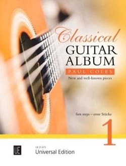 Classical Guitar Album 1 Paul Coles Partition Guitare