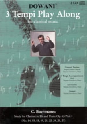 Etudes Clarinette op. 63 Part 1 - 2 CD - Carl Baermann - Partition