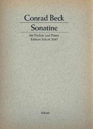 Conrad Beck - Sonatine - Partition - di-arezzo.com