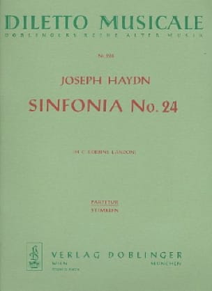 Symphonie N° 24 HAYDN Partition Grand format