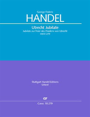 Utrecht Jubilate, HWV 279 HAENDEL Partition Grand format