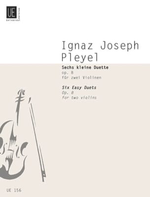 6 Petits duos op. 8 Ignaz Pleyel Partition Violon