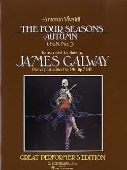 Autumn Four seasons op. 8 n° 3 - Flute piano - VIVALDI - Partition