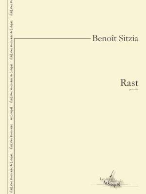 Rast Benoît Sitzia Partition Alto