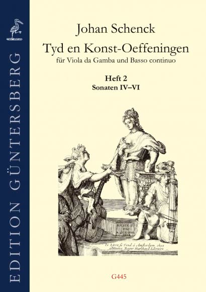 Tyd en Konst-Oeffeningen 2 Johan Schenck Partition Viole de gambe
