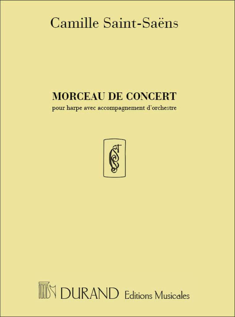 Morceau de Concert pour harpe & orchestre SAINT-SAËNS Partition Harpe