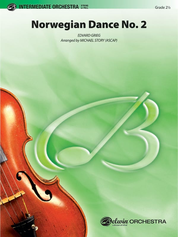 Norvegian dance n° 2 - full orchestra - GRIEG - Partition