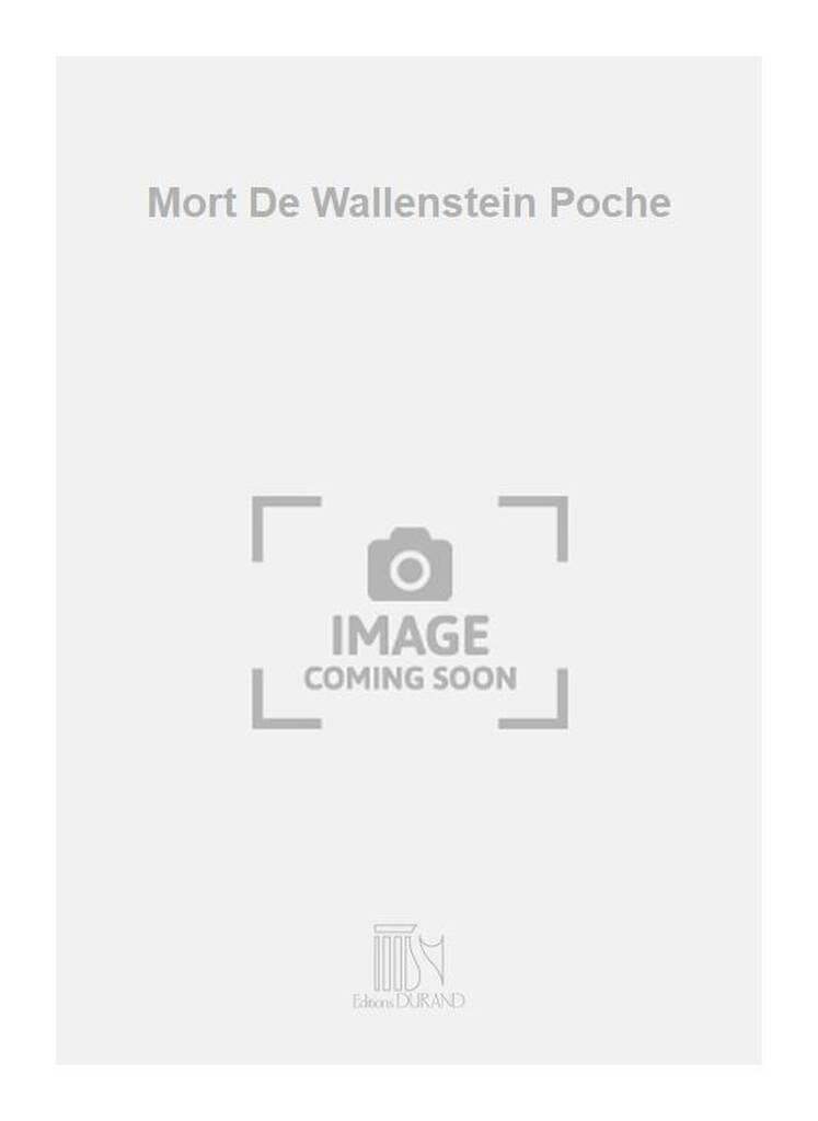 La mort de Wallenstein Indy Vincent D' Partition Petit format