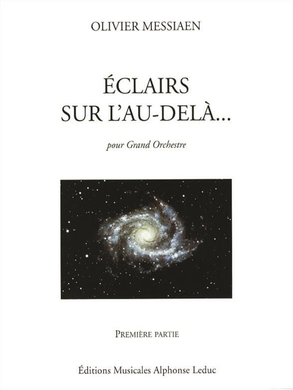 Eclairs sur l'Au-Delà - Partie 1 - Conducteur - MESSIAEN - Partition