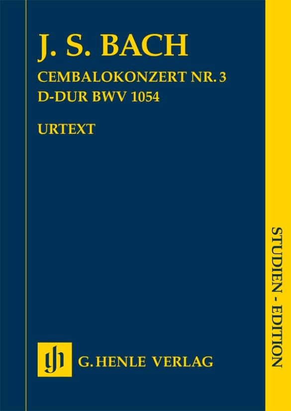 Concerto pour Clavecin BWV 1054 BACH Partition Petit format
