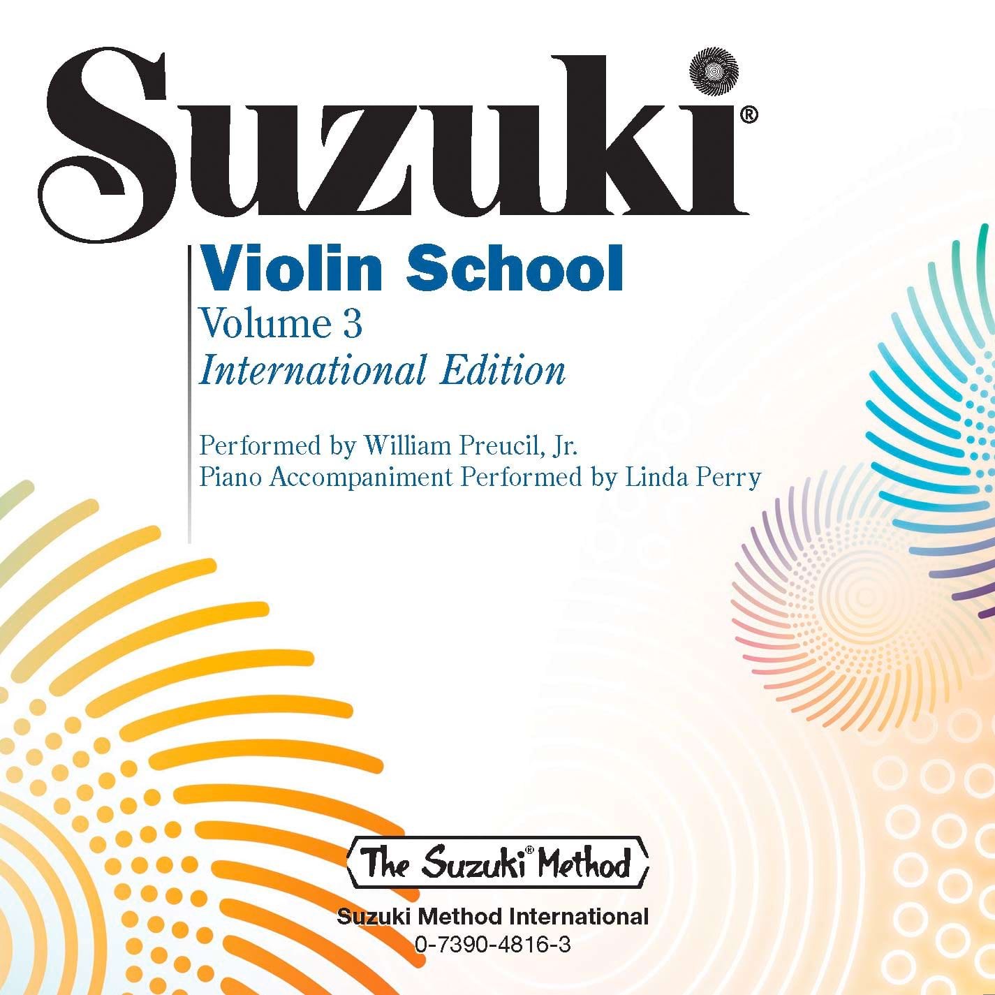 Suzuki Violin School Vol 3 - CD - Preucil Jr & Lewis performers