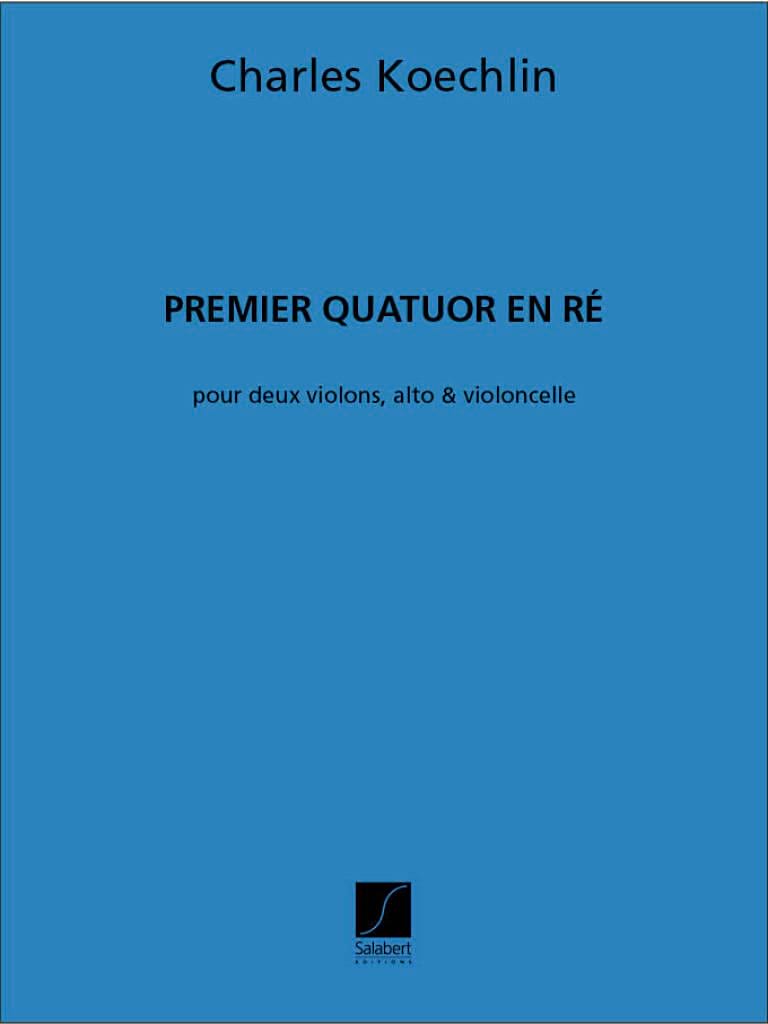 Quatuor n° 1 - Conducteur + Parties - Charles Koechlin - Partition