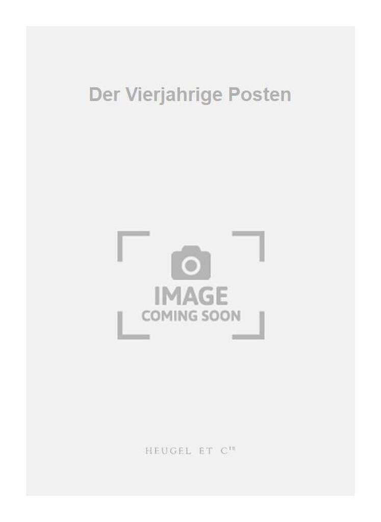Der Vierjahrige Posten SCHUBERT Partition