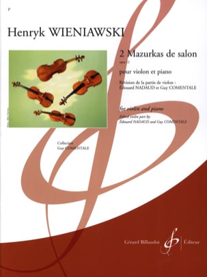 2 Mazurkas de Salon Op. 12 WIENIAWSKI Partition Violon