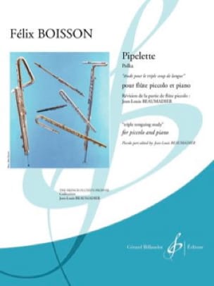 Pipelette - Félix Boisson - Partition - Flûte traversière