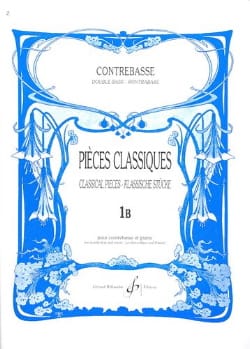 Pieces Classiques Vol 1B Bernard Salles Partition Contrebasse
