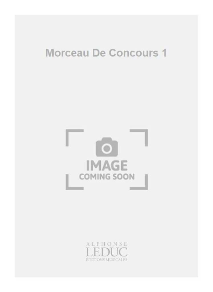 Morceau de concours 1 Jean-Michel Defaye Partition Clarinette