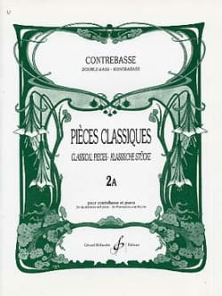 Pièces Classiques Volume 2A Bernard Salles Partition Contrebasse