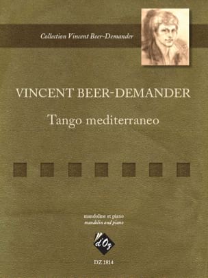 Tango mediterraneo Vincent Beer-Demander Partition Mandoline