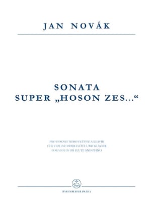 Sonata super Hoson zes... Jan Novak Partition Violon