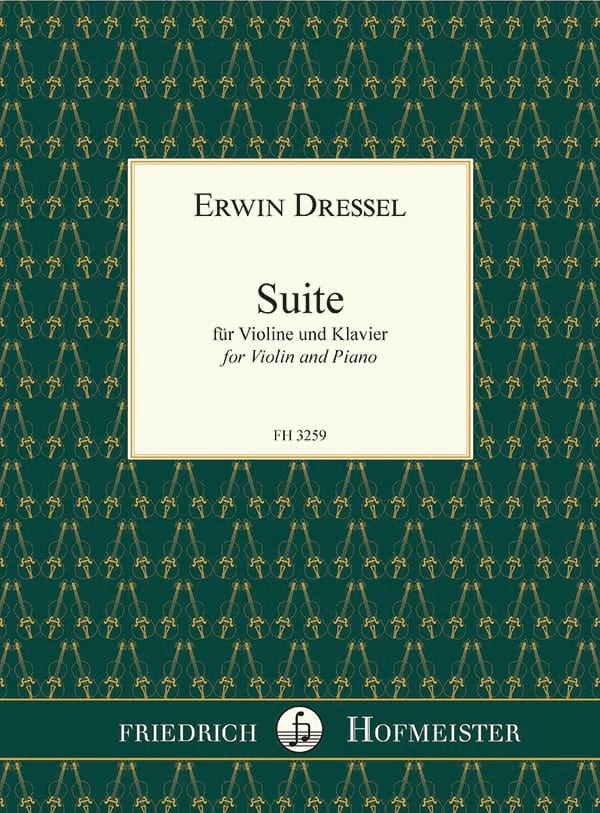 Suite - Violon et piano Erwin Dressel Partition Violon