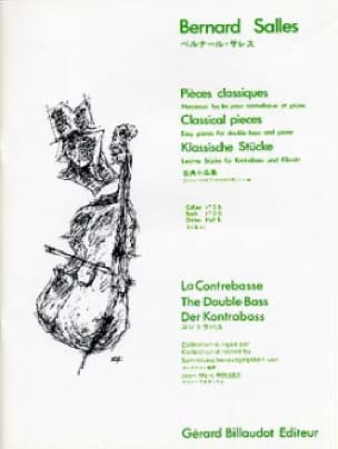 Pièces classiques, vol 3b - Contrebasse - Bernard Salles - Partition