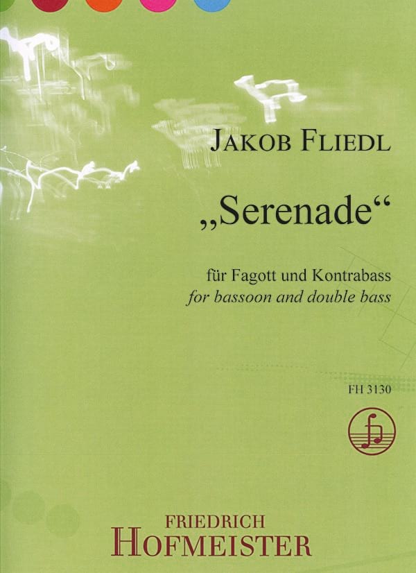 Sérénade - Basson et Contrebasse Jakob Fliedl Partition Duos