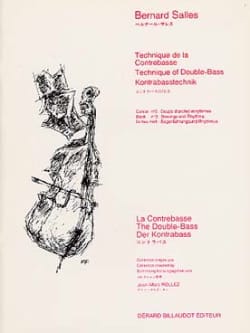 Technique de la Contrebasse Volume 3 - Bernard Salles - Partition