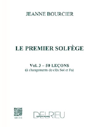 Le premier solfège - Volume 3 2 Clés - Jeanne Bourcier - Partition