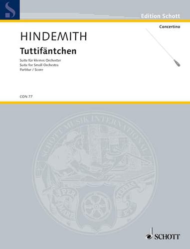 Tuttifäntchen HINDEMITH Partition