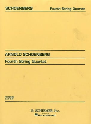 String Quartet n° 4 op. 37 - Score - SCHOENBERG - Partition