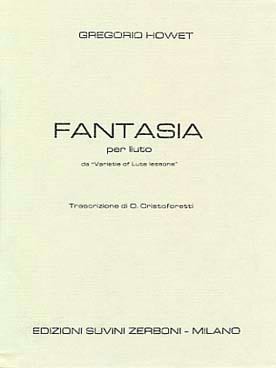 Fantasia (Varietie Of Lute Lessons) Di R. Dowland - Gregorio Howet