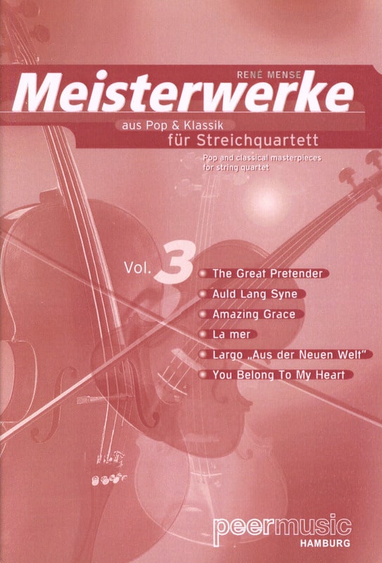Meisterwerke Fur Streichquartett Volume 3 Partition