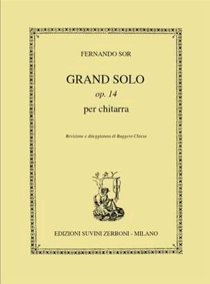 Grand Solo Op. 14 SOR Partition Guitare