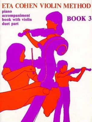 Violin Method, Volume 3 - Piano accomp. Eta Cohen Partition Violon
