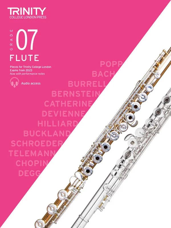 Trinity Flute Exam Pieces from 2023: Grade 7 - Partition