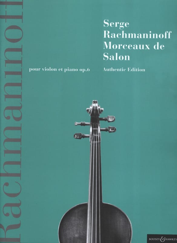 Morceaux de Salon - Violon RACHMANINOV Partition Violon