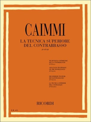 La technica superiore del contrabbasso - Italo Caimmi - Partition