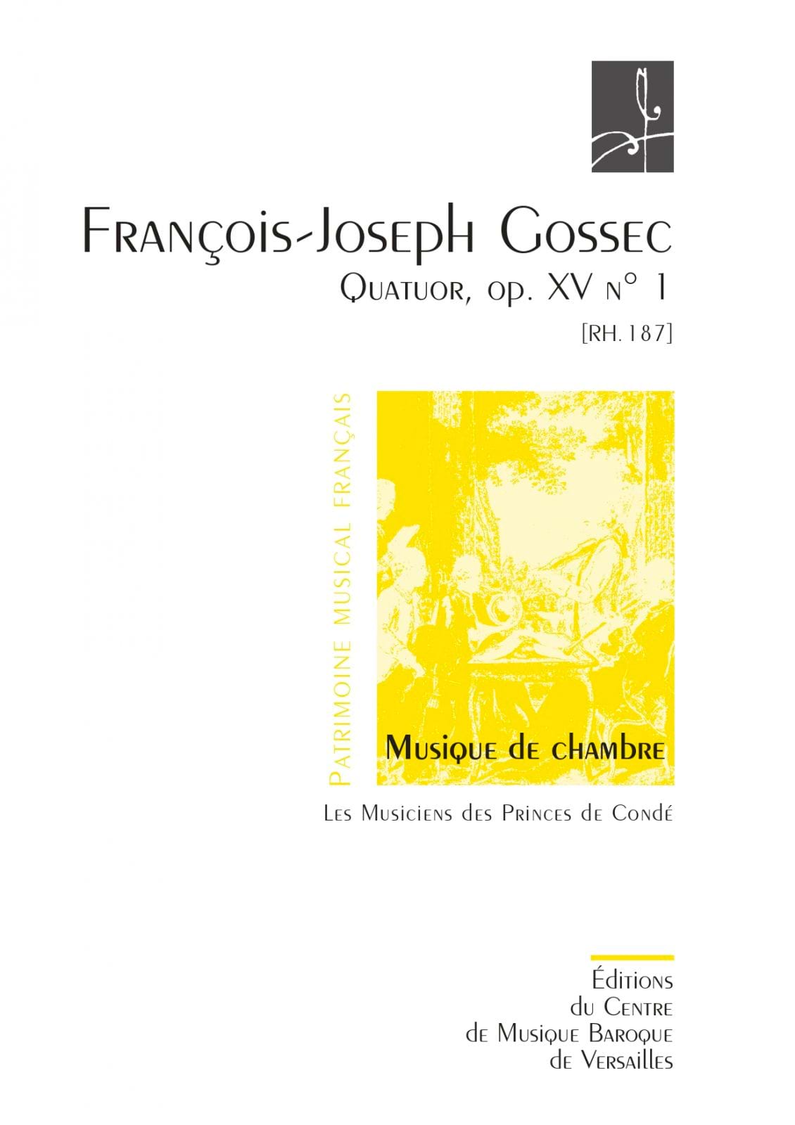 Quatuor N° 1 - Conducteur François-Joseph Gossec Partition