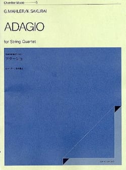 Adagio - String quartet - Score + Parts MAHLER Partition Quatuors