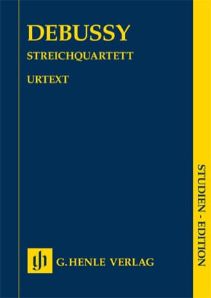 Quatuor à Cordes, Opus 10 DEBUSSY Partition Petit format