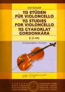 113 Etüden für Violoncello - Heft 1 1-34 - Friedrich Dotzauer