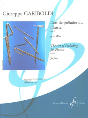 L'Art de Préluder GARIBOLDI Partition Flûte traversière